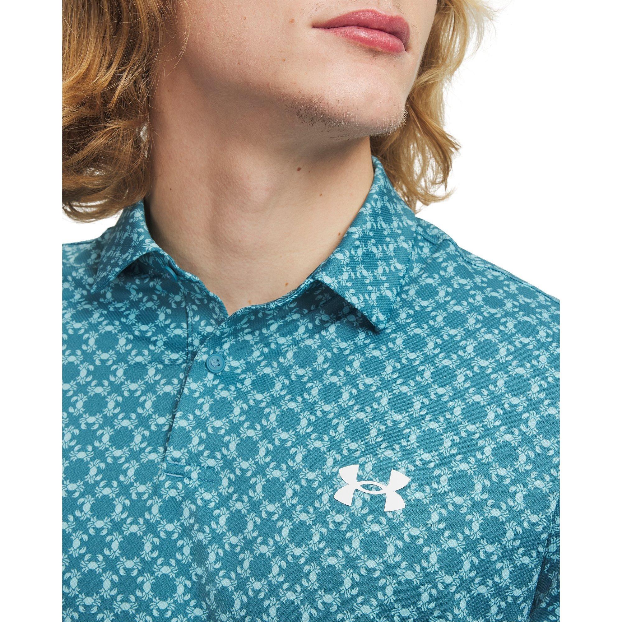 Blauw/Wit - Under Armour - Men's Short Sleeve Performance Polo Shirt - 3