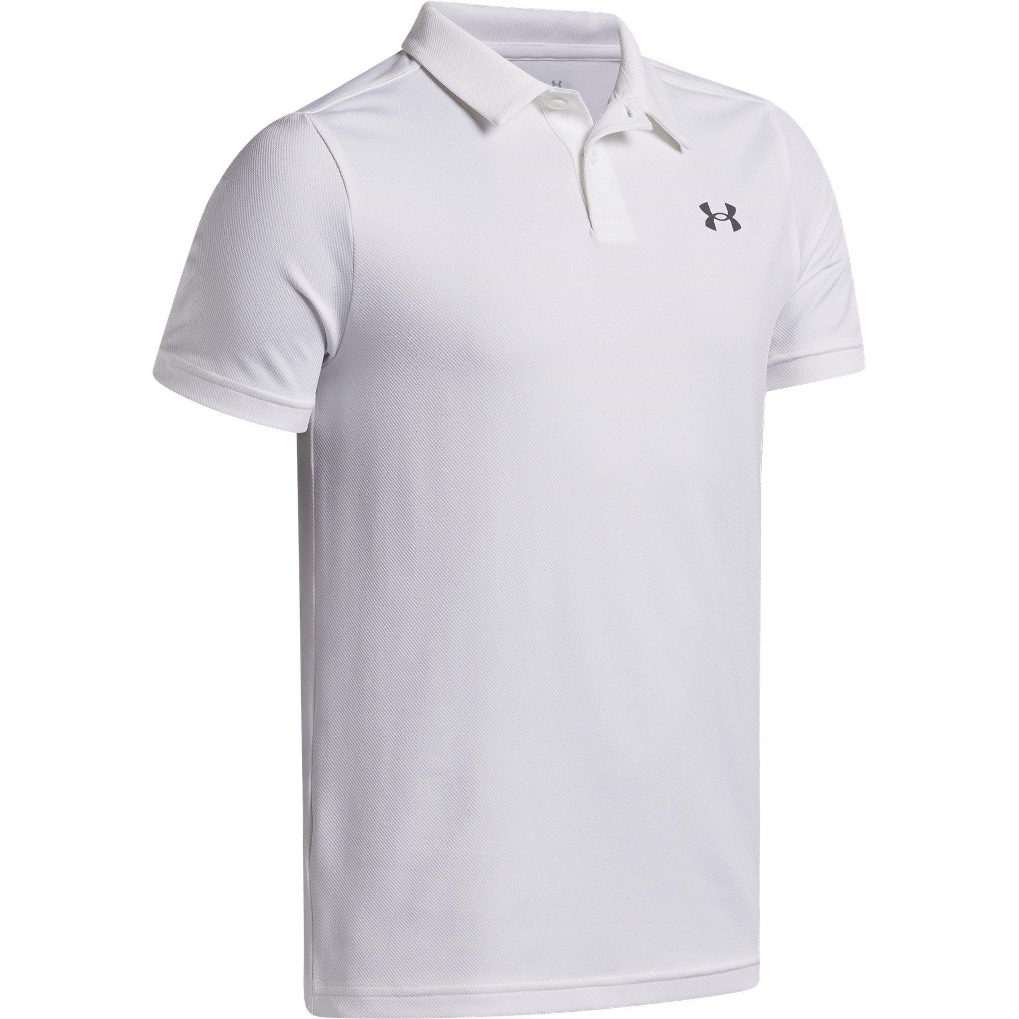 Wht/Castlerock - Under Armour - UA Matchplay Polo Jn62 - 3