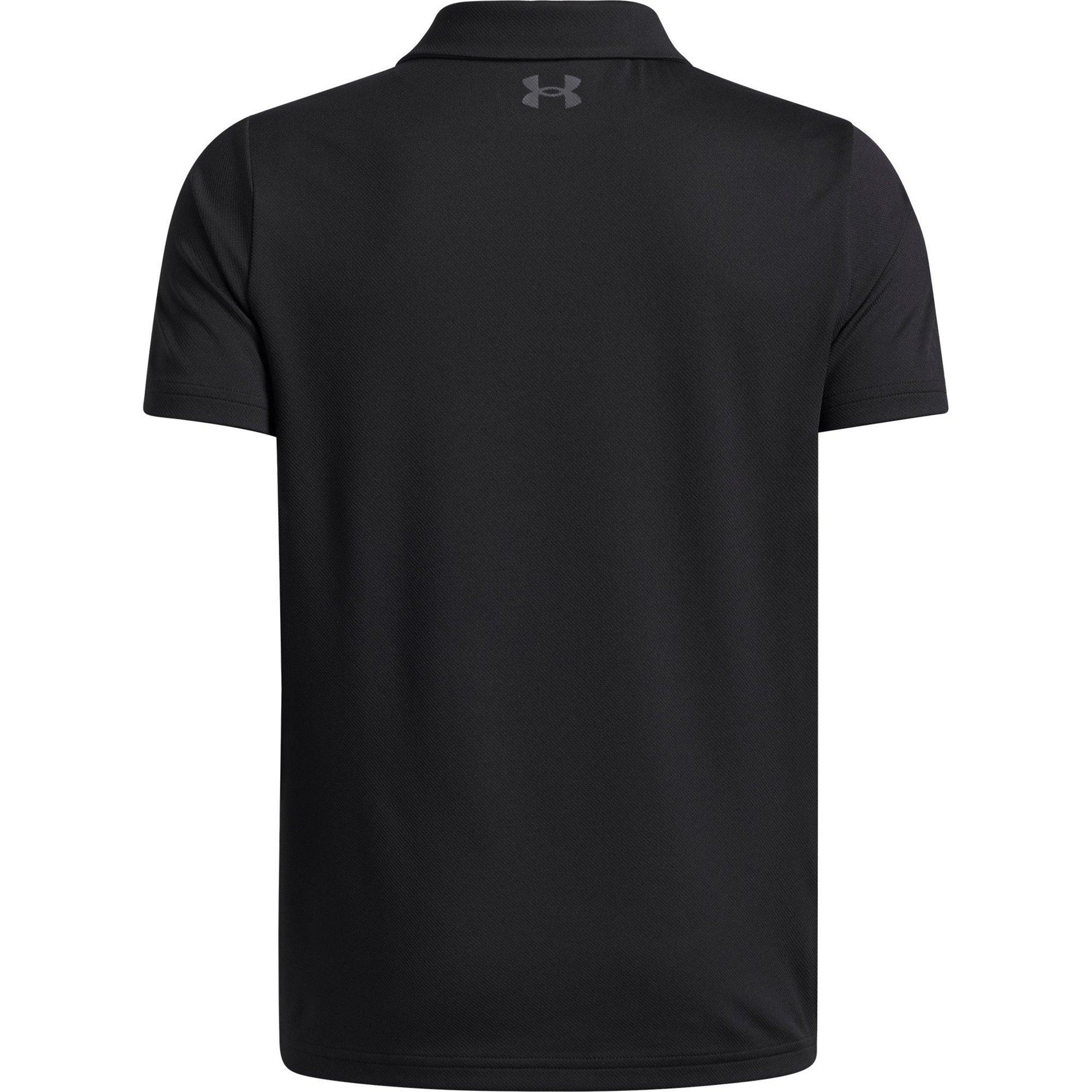 Black - Under Armour - Kids' Short Sleeve Performance Polo Shirt - 2