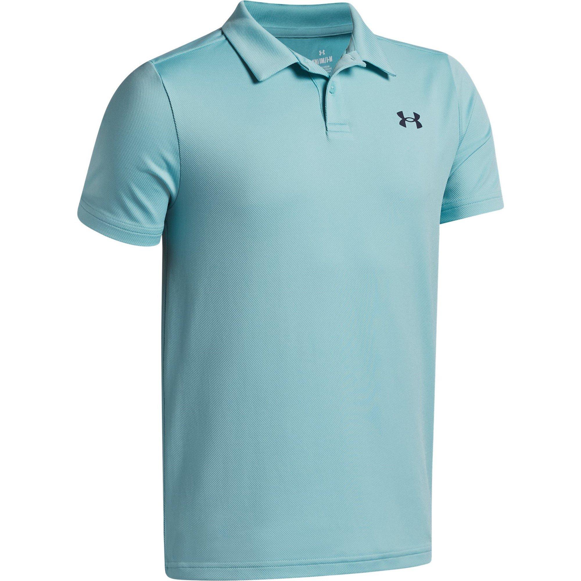 Blue Haze - Under Armour - Kids' Short Sleeve Performance Polo Shirt - 3