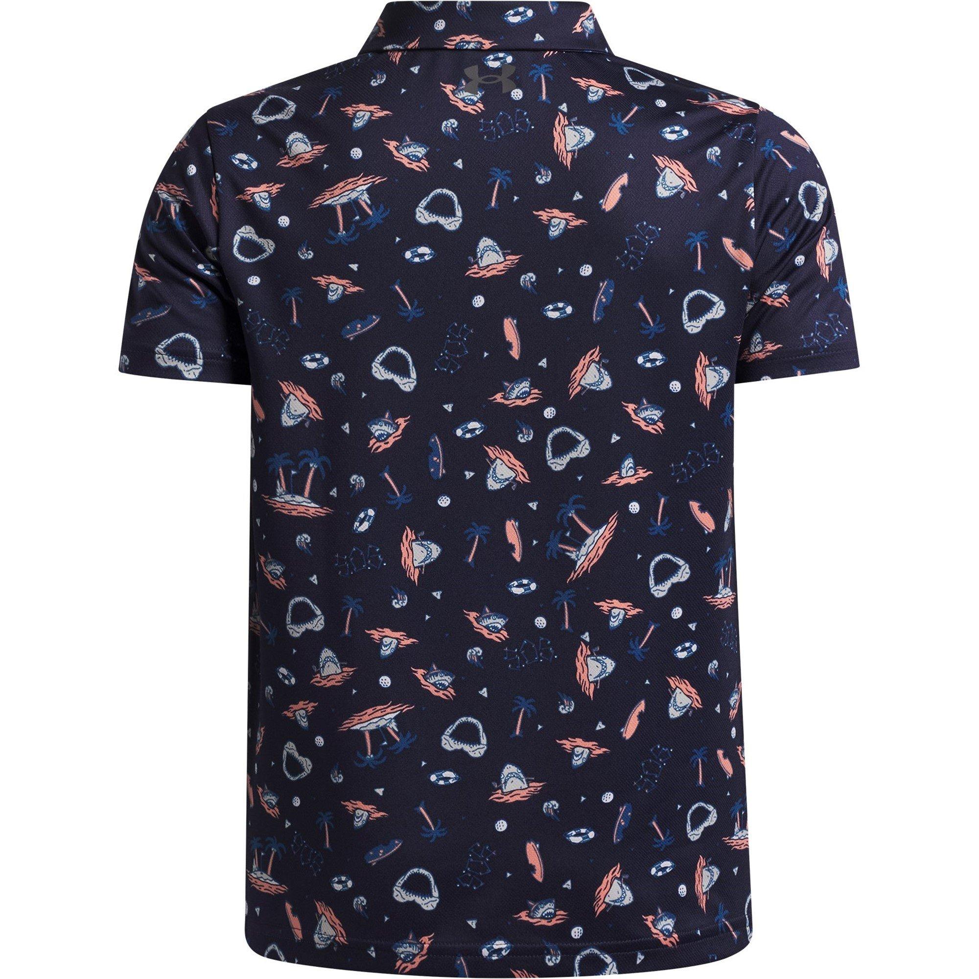 Marine/Rosa - Under Armour - UA Matchply Prt Polo Jn63 - 2