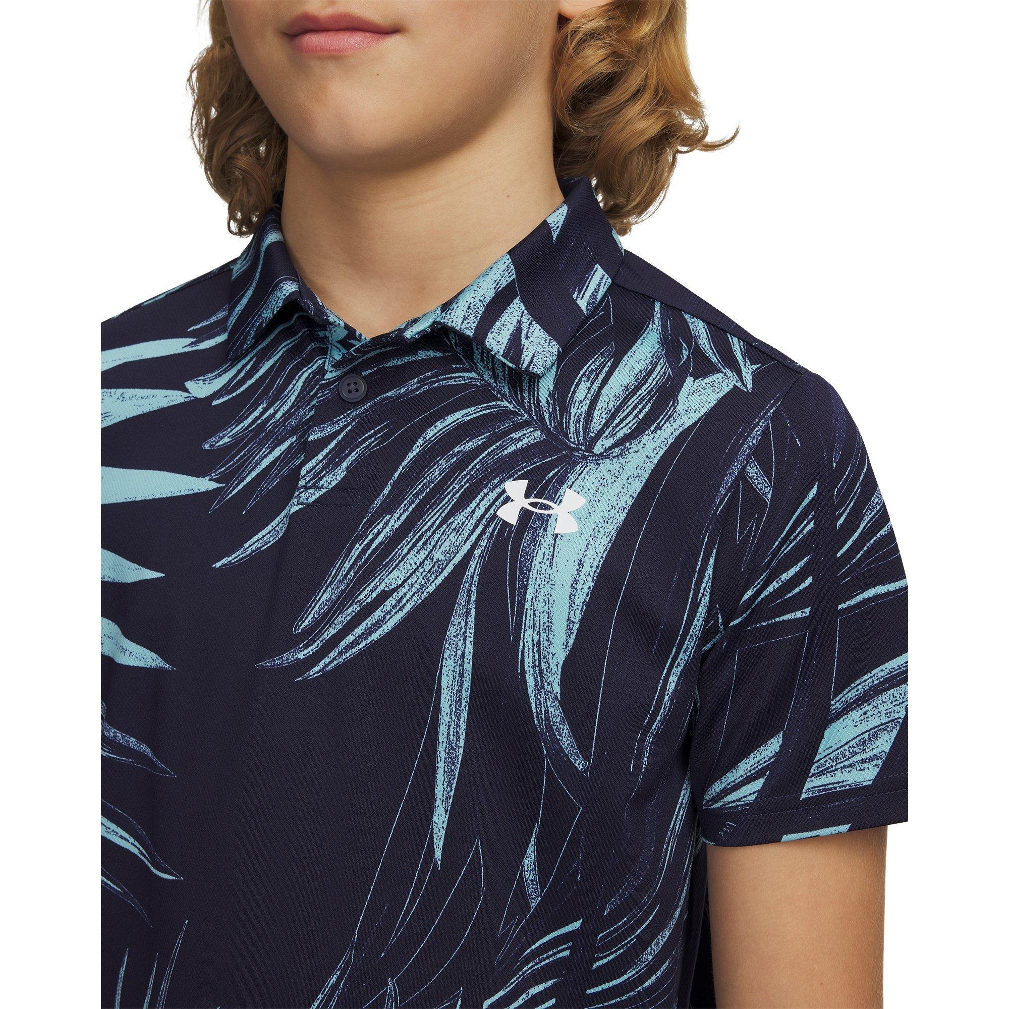 Midnight Navy - Under Armour - Kids' Short Sleeve Performance Polo Shirt - 6
