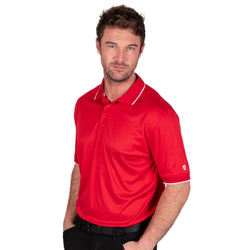 Charcoal - Island Green - Island Performance Polo Golf Shirt - 5