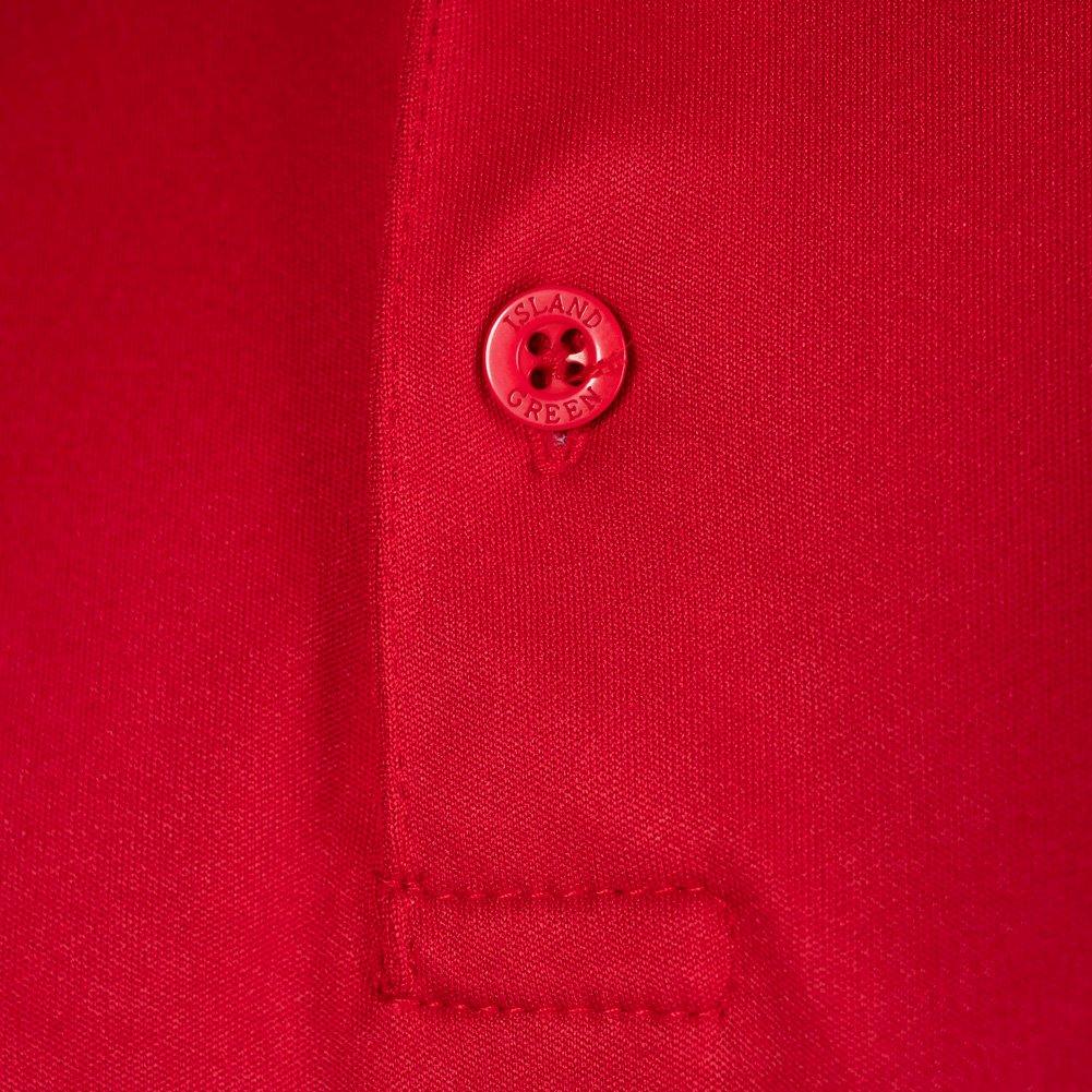 Rød - Island Green - Performance Polo Golf Shirt - 4