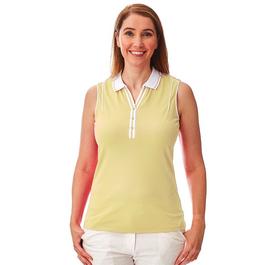 Under Par Under Sleeveless Golf Polo Ladies