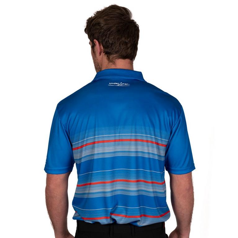 Azul - Under Par - Under Golf Polo Shirt Mens - 2