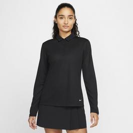 Nike Long Sleeve Victory Polo Shirt Womens