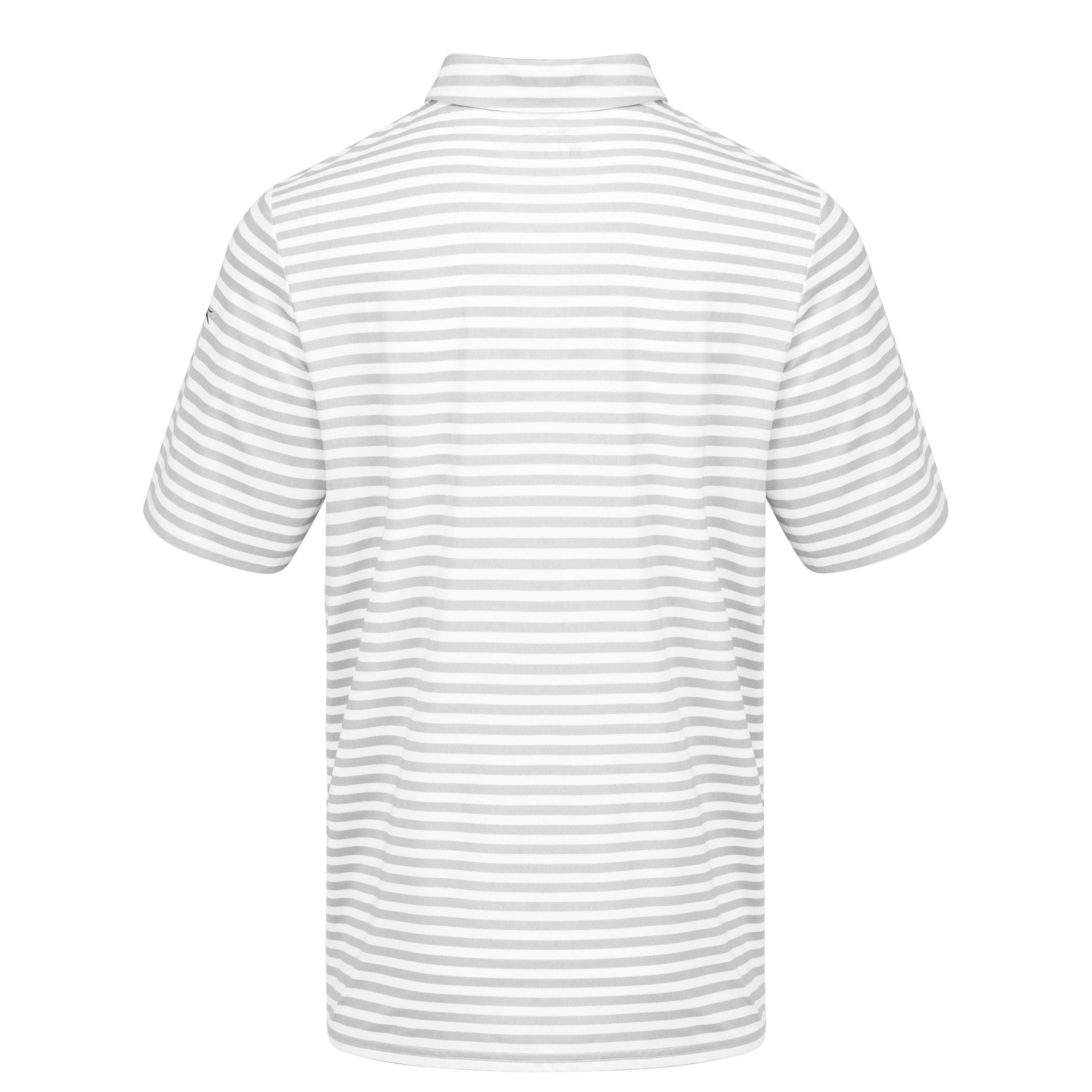 White - Slazenger - Stripe Polo Shirt Mens - 5