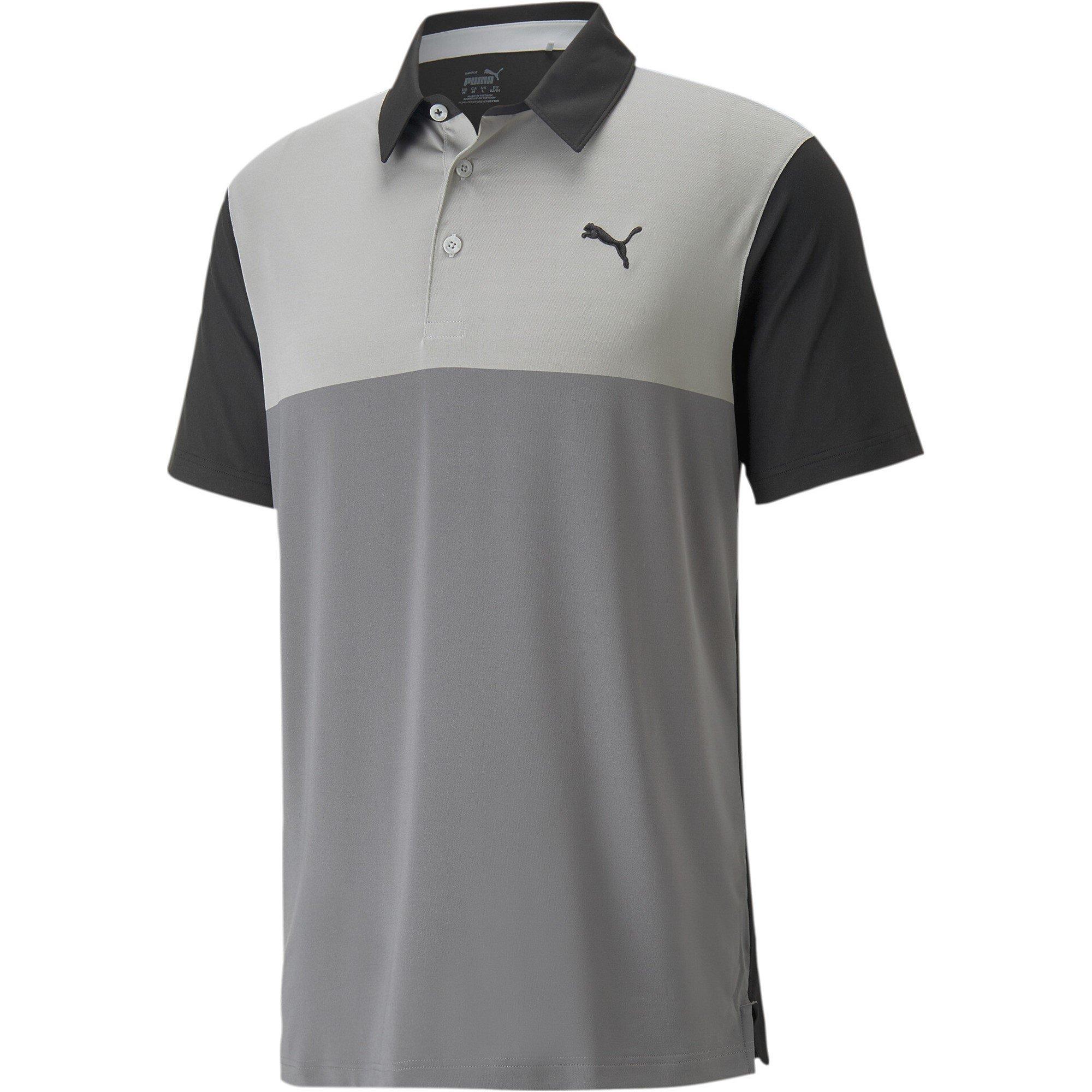 Quietshade - Puma - Cloudspun Colourblock Short-Sleeve Performance Polo - 1