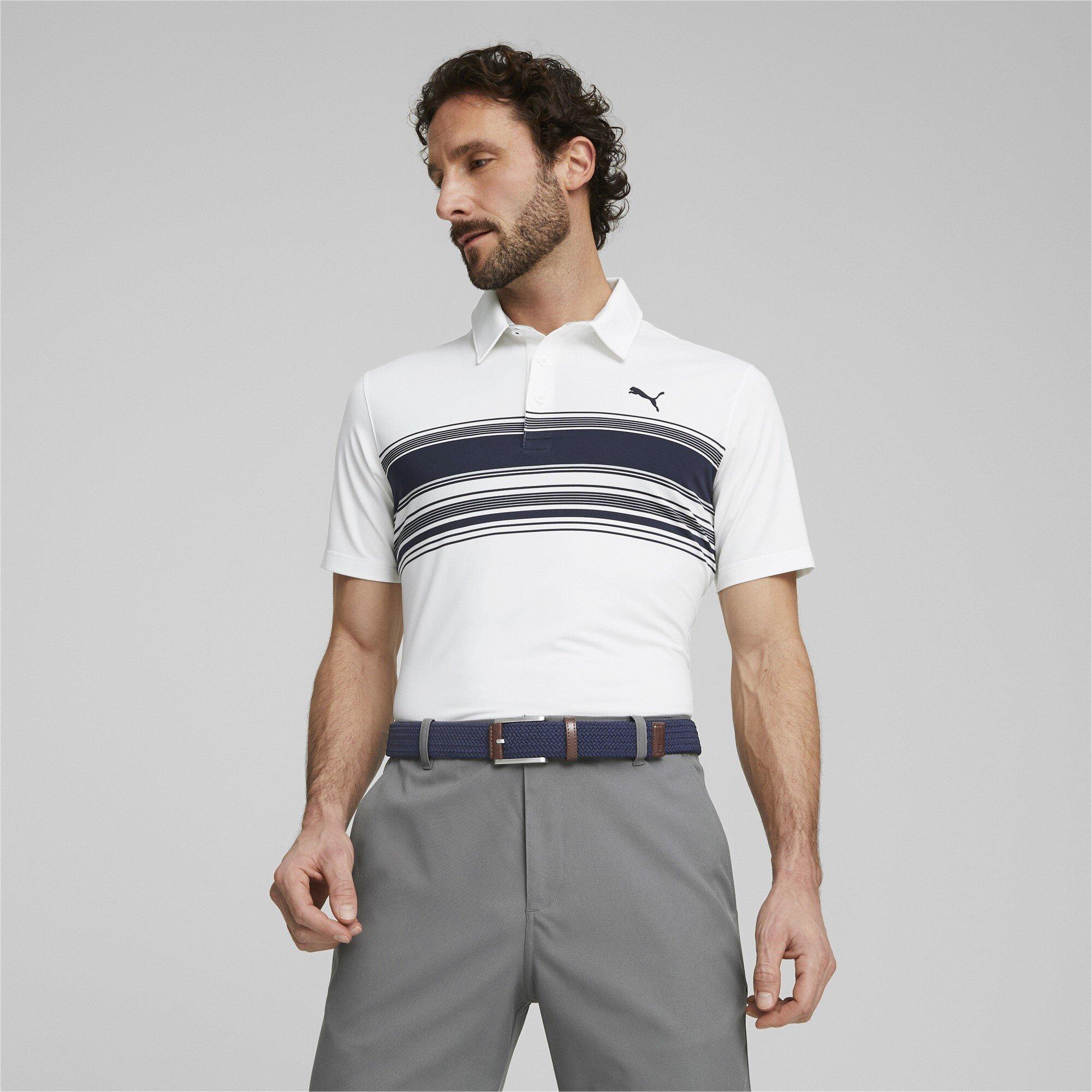 Wit-Navy - Puma - Grind Short-Sleeve Performance Polo - 2