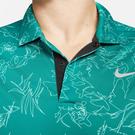 Geode Teal/Blanco - Nike - Dri-FIT ADV Tiger Woods Men's Contour Print Golf Polo - 4