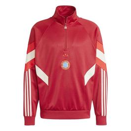 adidas competition adidas Bayern Munich Originals Half-zip Sweatshirt Adults