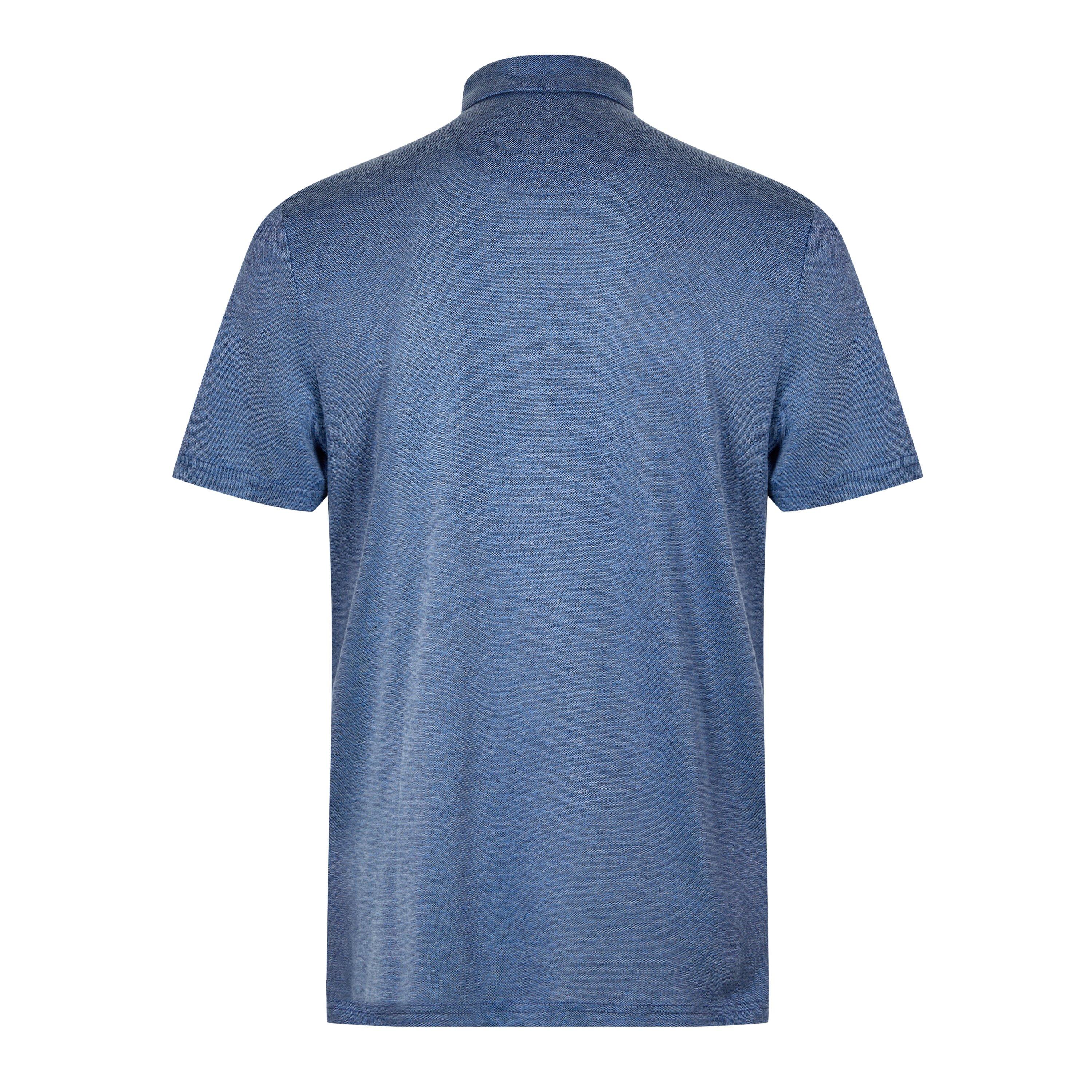 Schwarz Iris - Original Penguin Golf - Men's Colour Block Short-Sleeve Performance Polo Shirt - 3