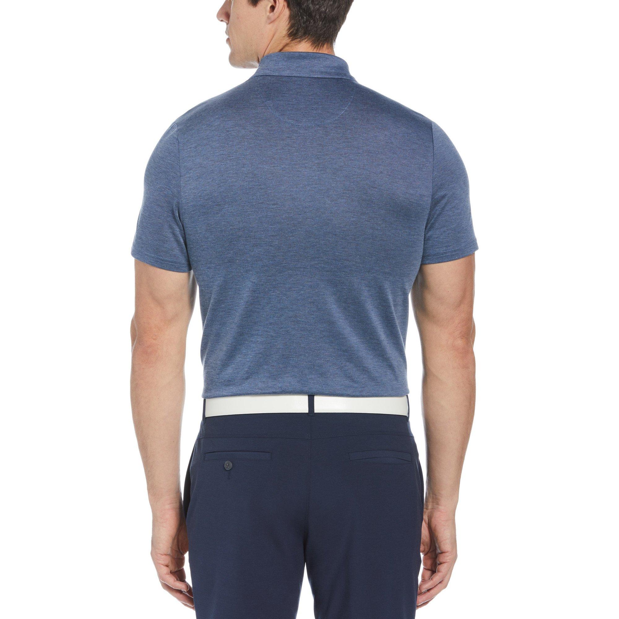 Schwarz Iris - Original Penguin Golf - Men's Colour Block Short-Sleeve Performance Polo Shirt - 2