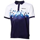 Nvy/ Wht - DKNY Golf - Favourites Crew Clothing Company White Ocean Polo Shirt Inactive - 1
