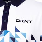 Nvy/ Wht - DKNY Golf - Favourites Crew Clothing Company White Ocean Polo Shirt Inactive - 7