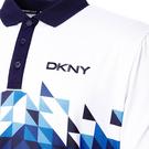 Nvy/ Wht - DKNY Golf - Favourites Crew Clothing Company White Ocean Polo Shirt Inactive - 9