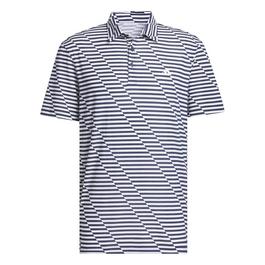 adidas Mesh Print Polo Shirt Mens