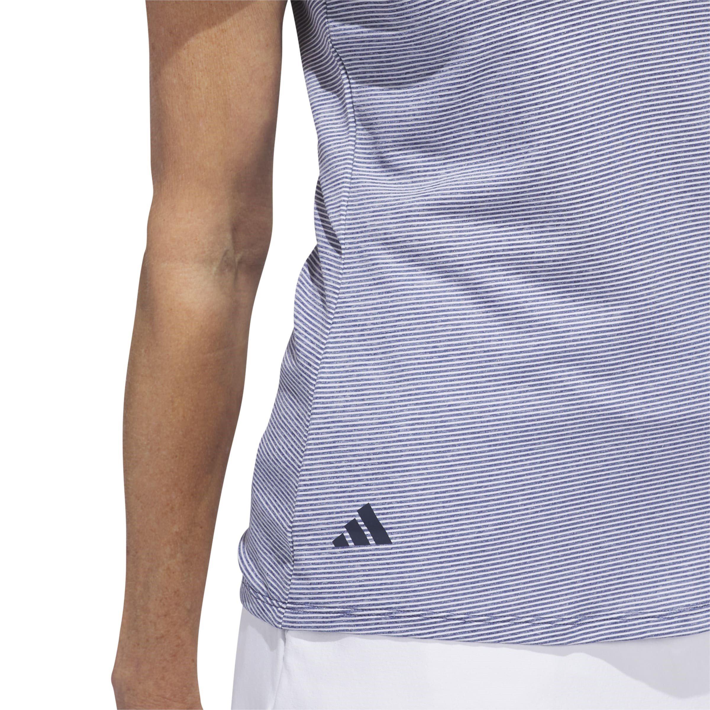 Collegiate Navy - adidas - Ottoman Short Sleeve Polo Shirt Womens - 6