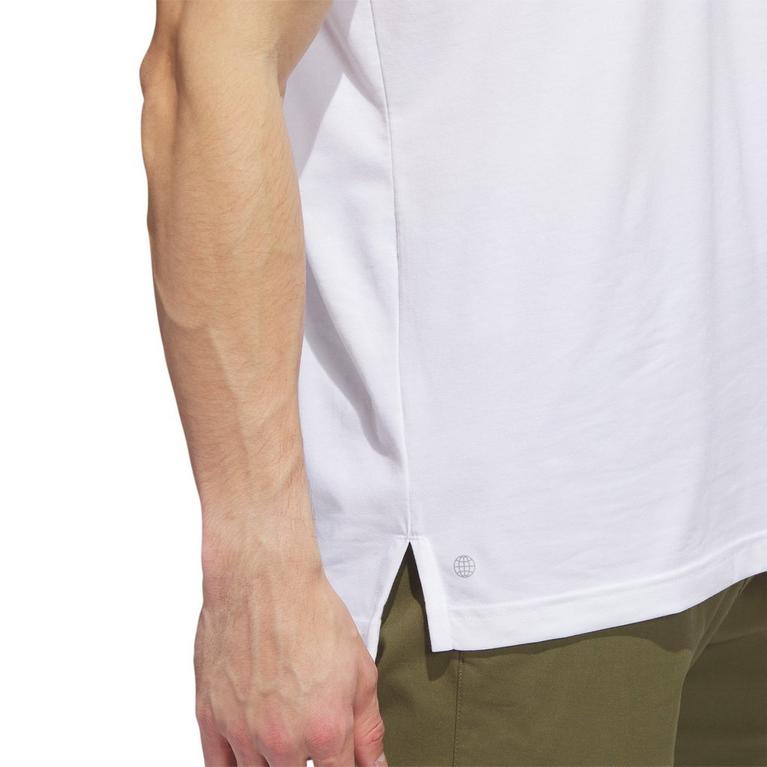 Mélange blanc - adidas - Camiseta Polo Ralph Lauren Gola V Preta - 6