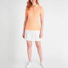 Peach Cobbler - company logo embroidered polo top item - short-sleeve slim-fit polo shirt - 4