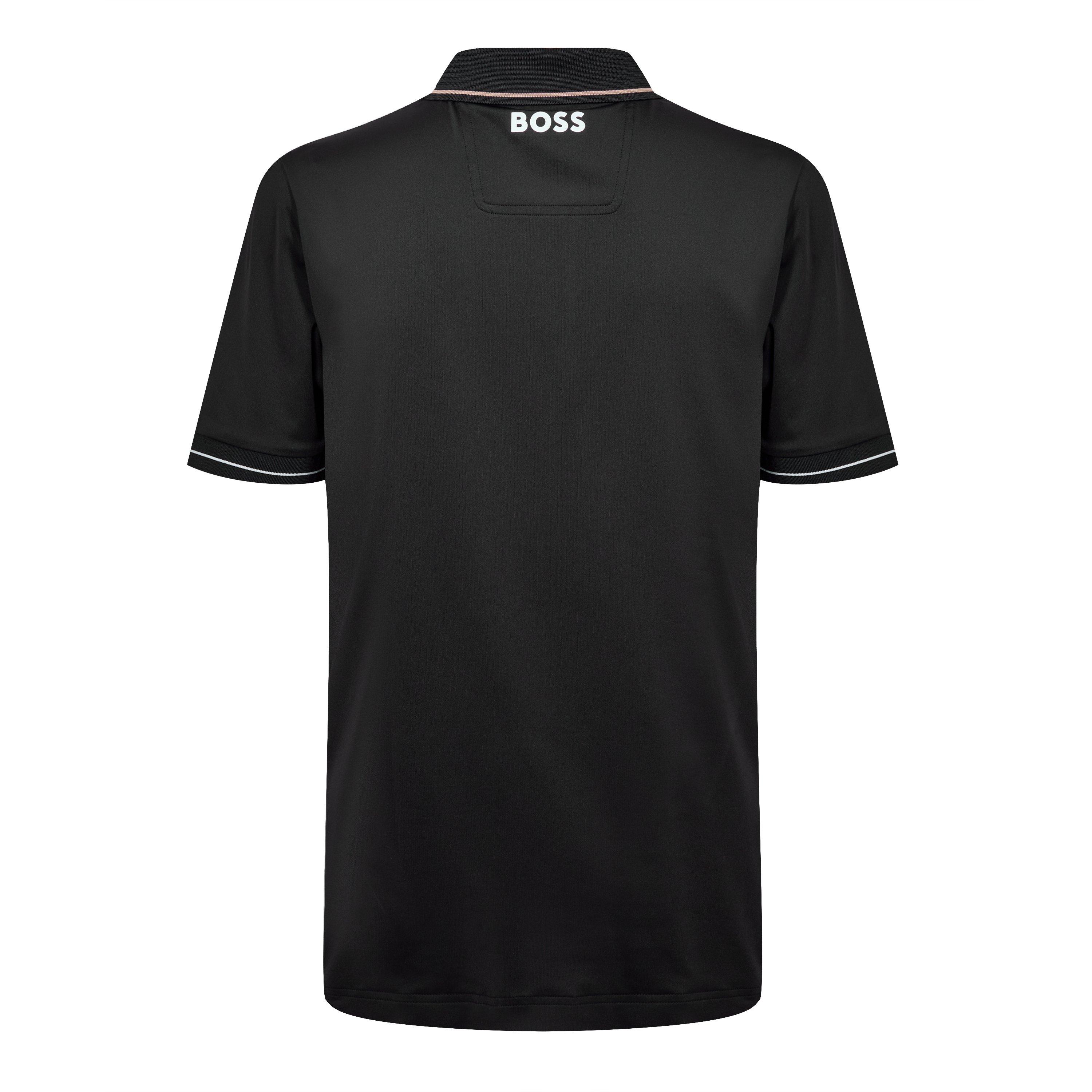 Black 005 - Boss - Men's HBG Paul Pro Short-Sleeve Performance Polo Shirt - 2