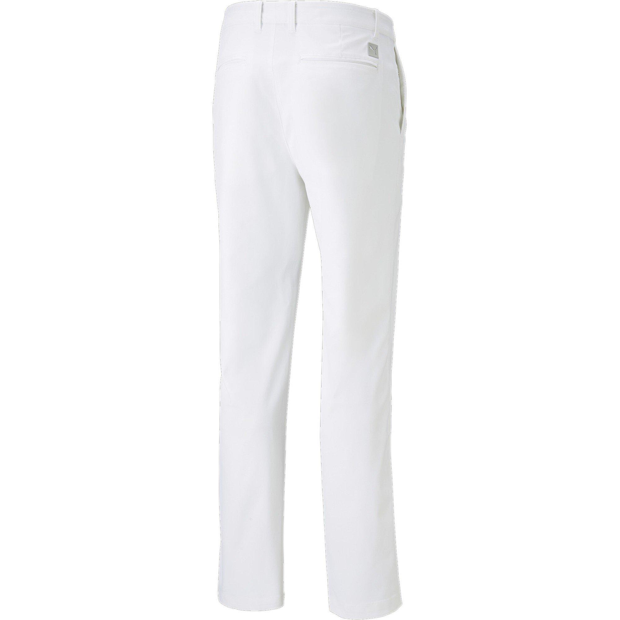 White - Puma - Dealer Pant Golf Trouser Mens - 2