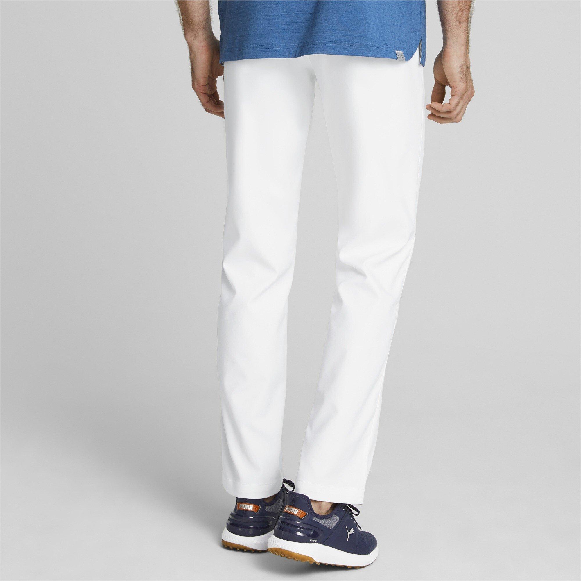White - Puma - Dealer Pant Golf Trouser Mens - 4