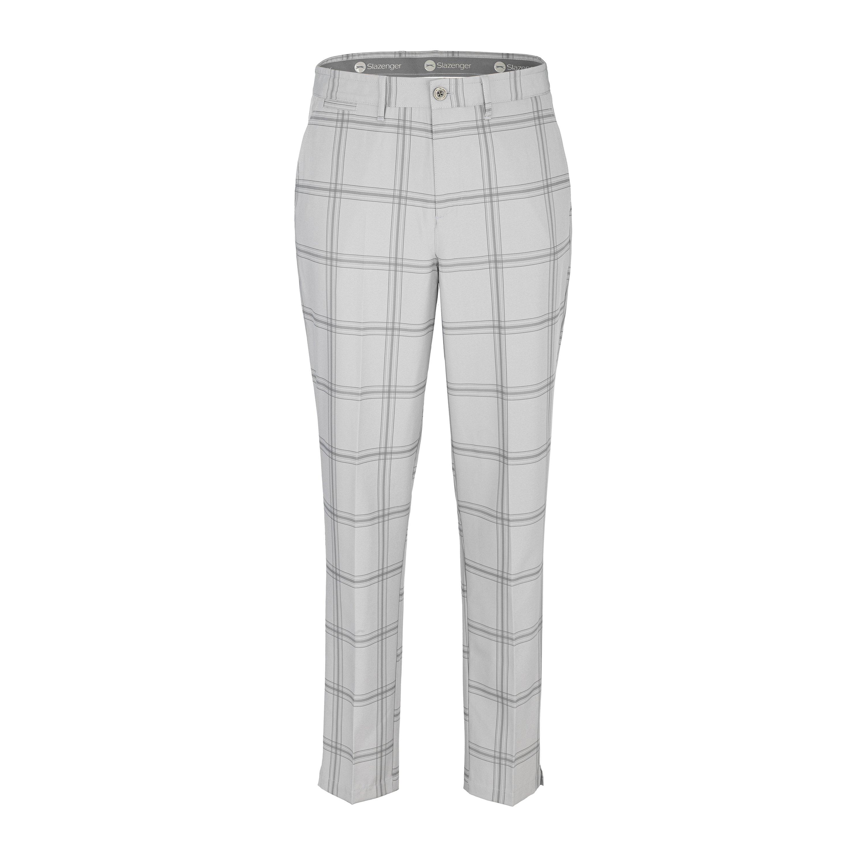 Slazenger Men's Check Golf Trousers - Grey - 32W R