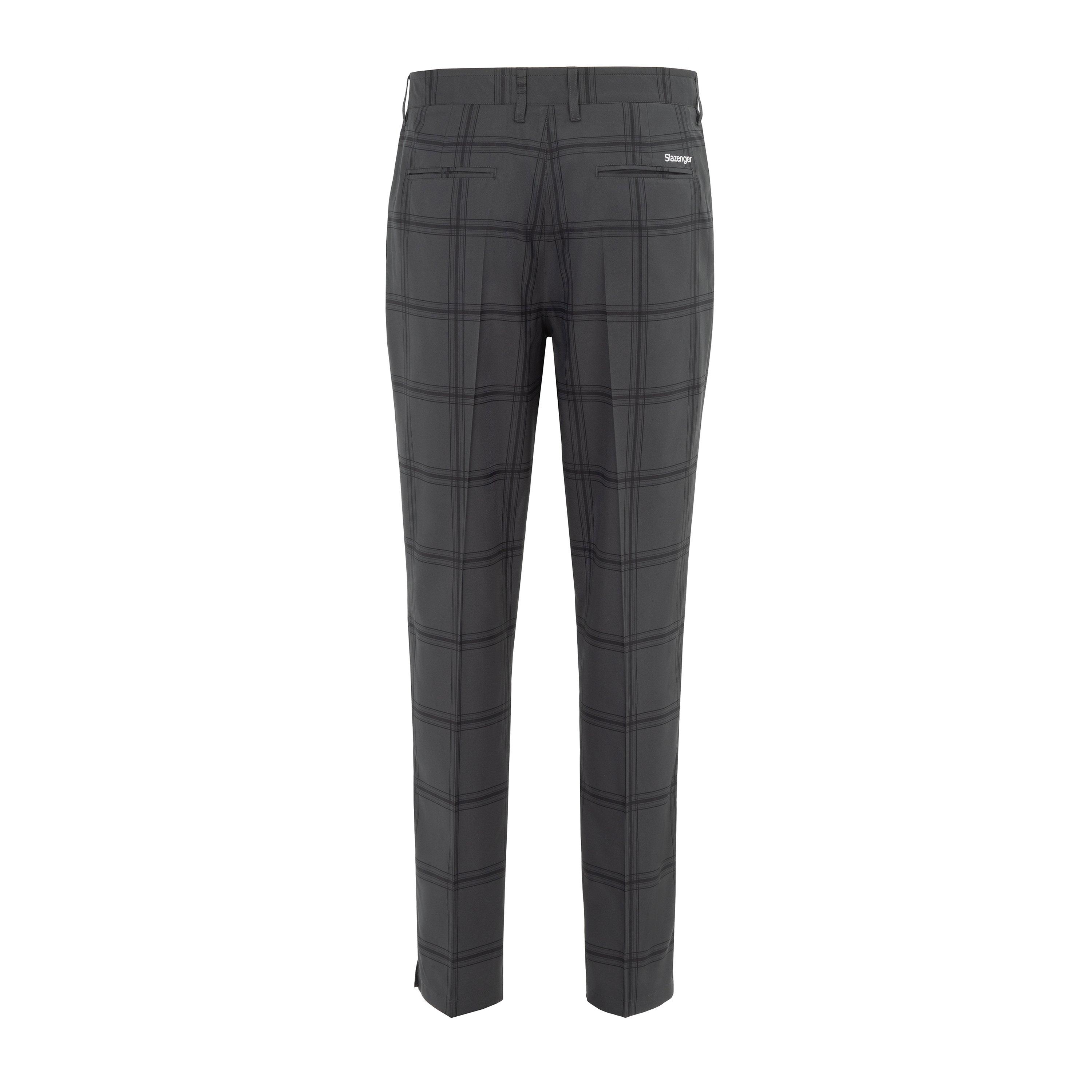 Kulsort - Slazenger - Check Golf Trousers Mens - 2