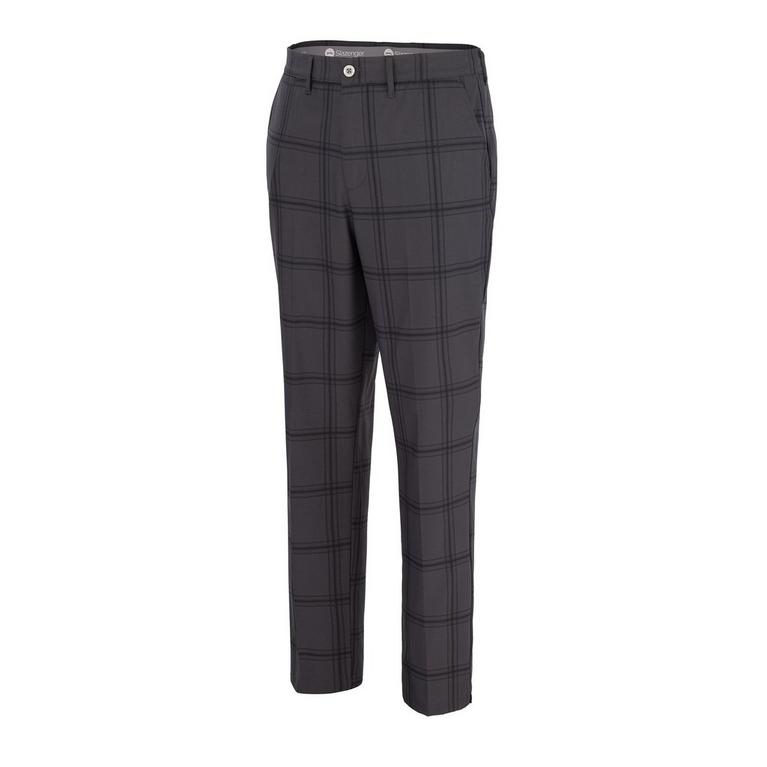 Side Stripe Logo Shorts - Slazenger - Check Golf Trousers Mens - 5