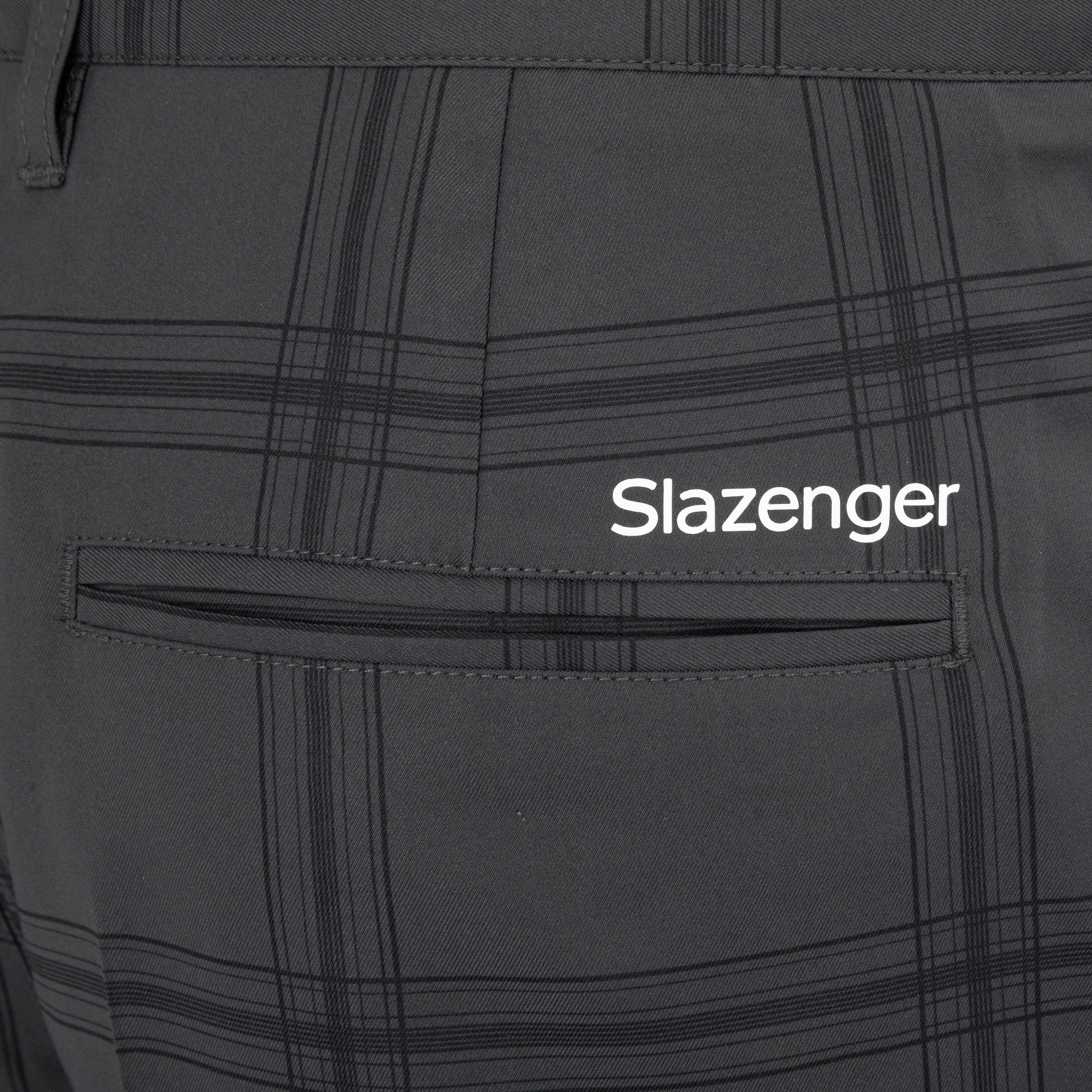 Kulsort - Slazenger - Check Golf Trousers Mens - 3