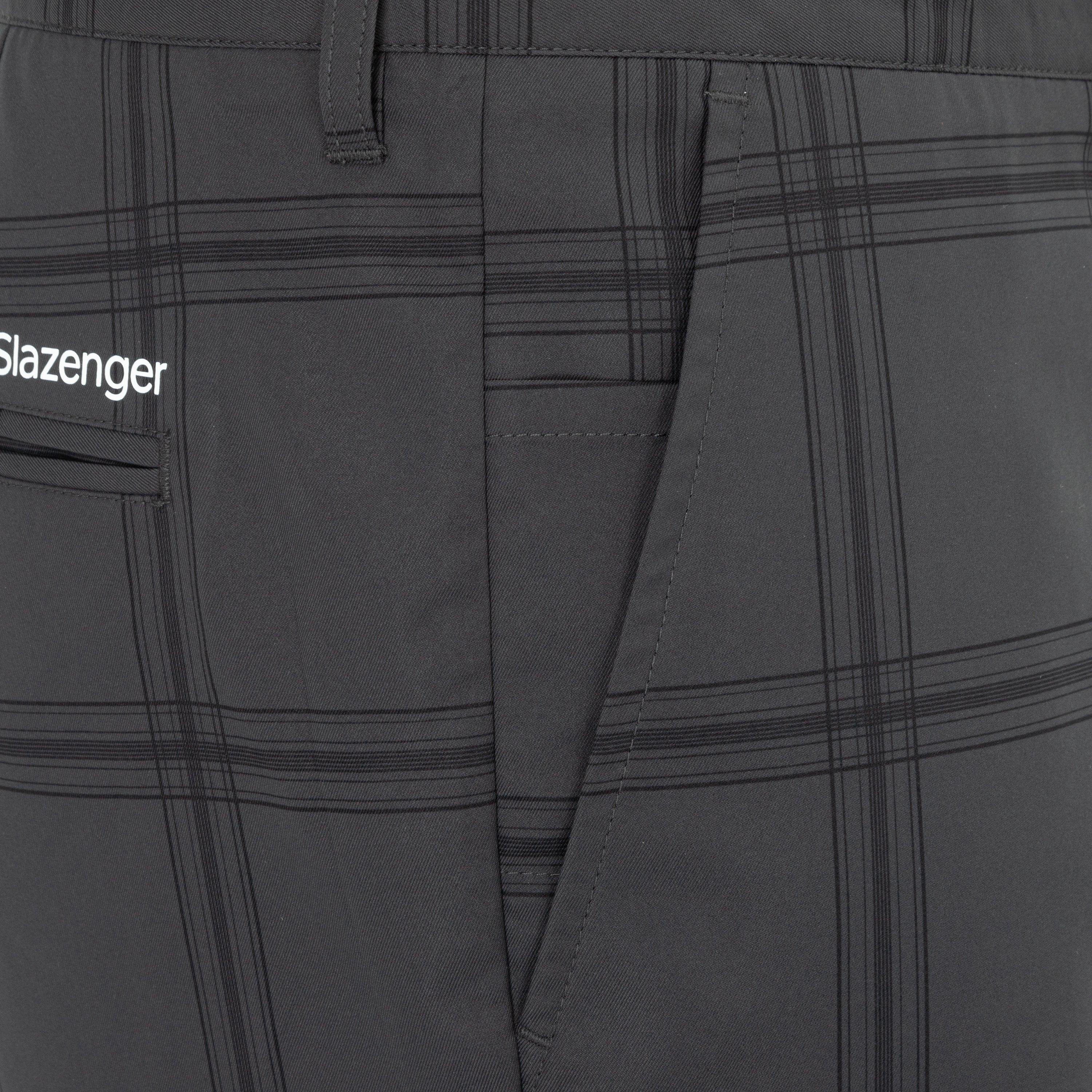 Kulsort - Slazenger - Check Golf Trousers Mens - 5