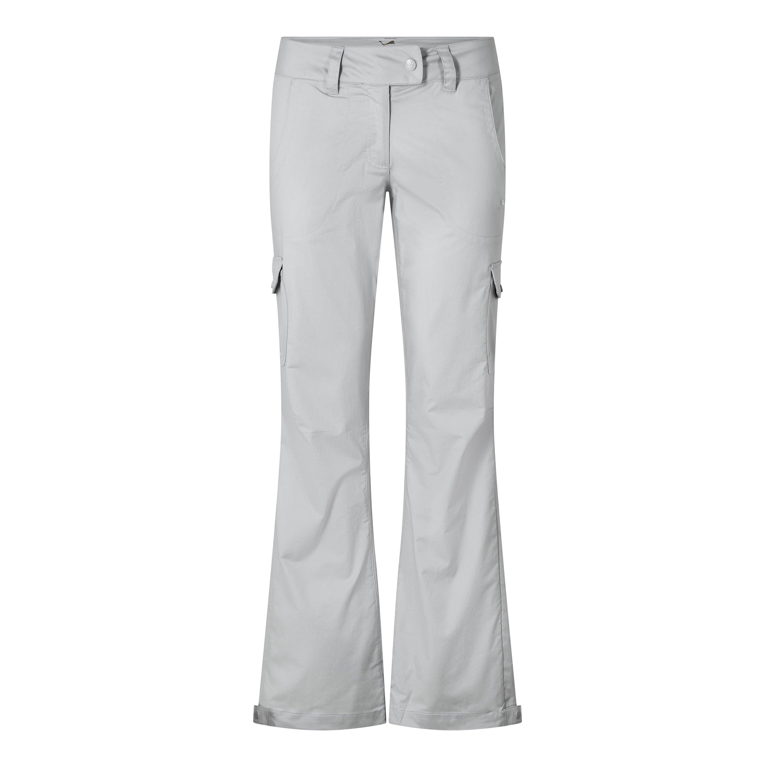 White - Puma - Golf Herringbone Pants Womens - 1