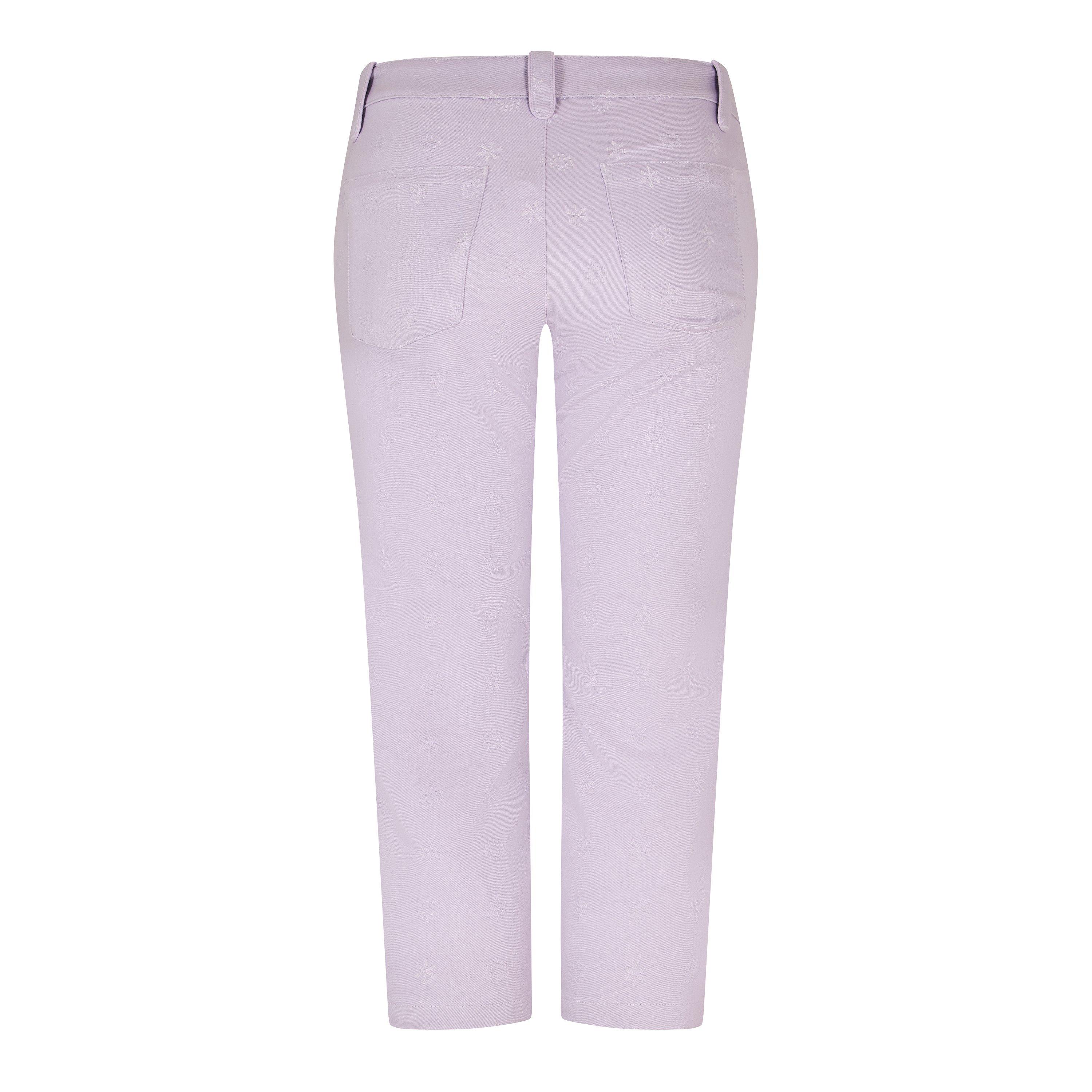 Purple - Puma - Golf Jacquard Capri Womens - 2