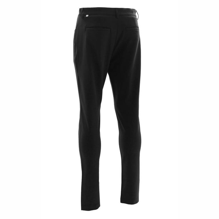 Noir - Leggings With Allover Logo Print - CalvinKleinGolf Genius Stretch Trousers Mens - 5