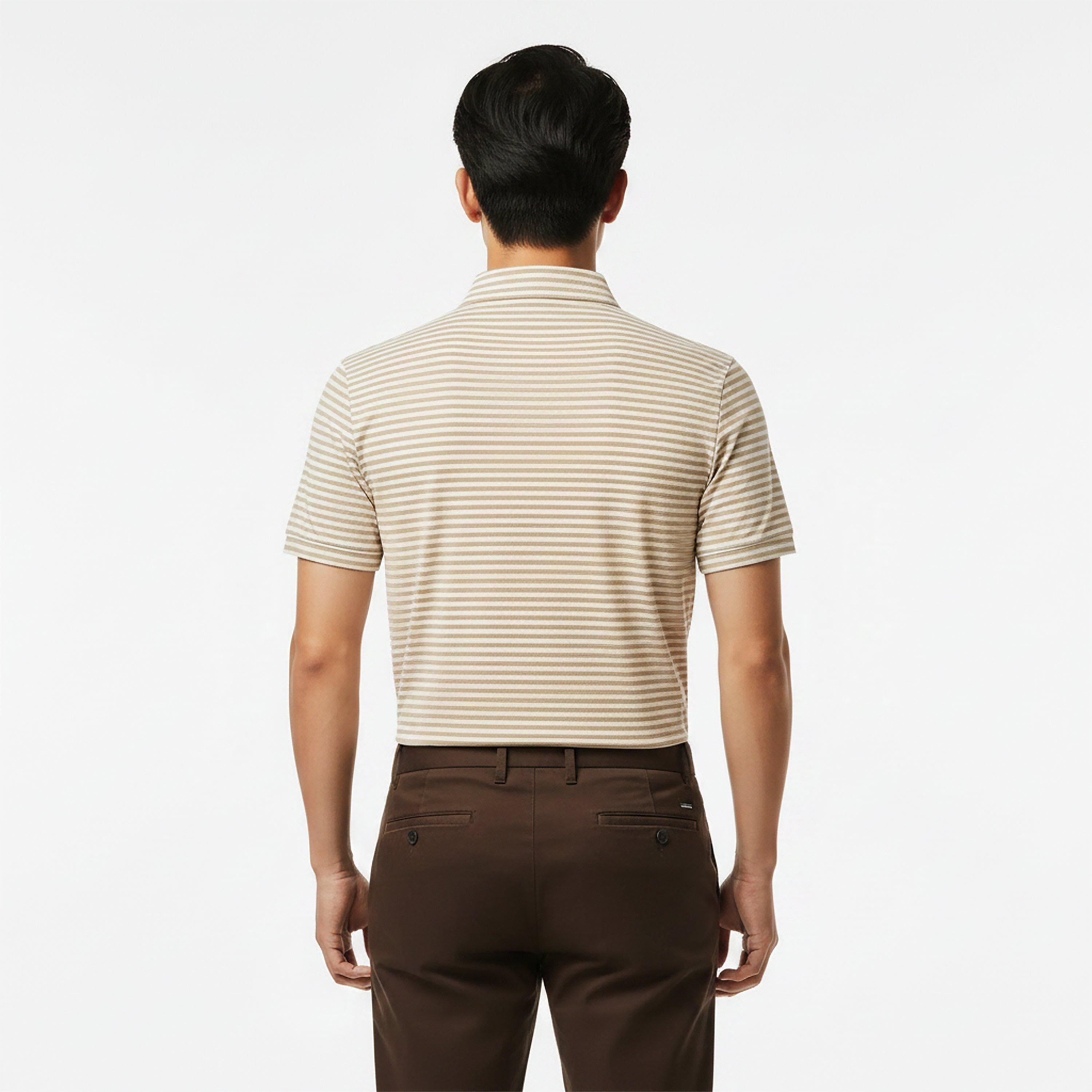 Vien/White - Lacoste - Men's Short-Sleeve Performance Polo Shirt - 4