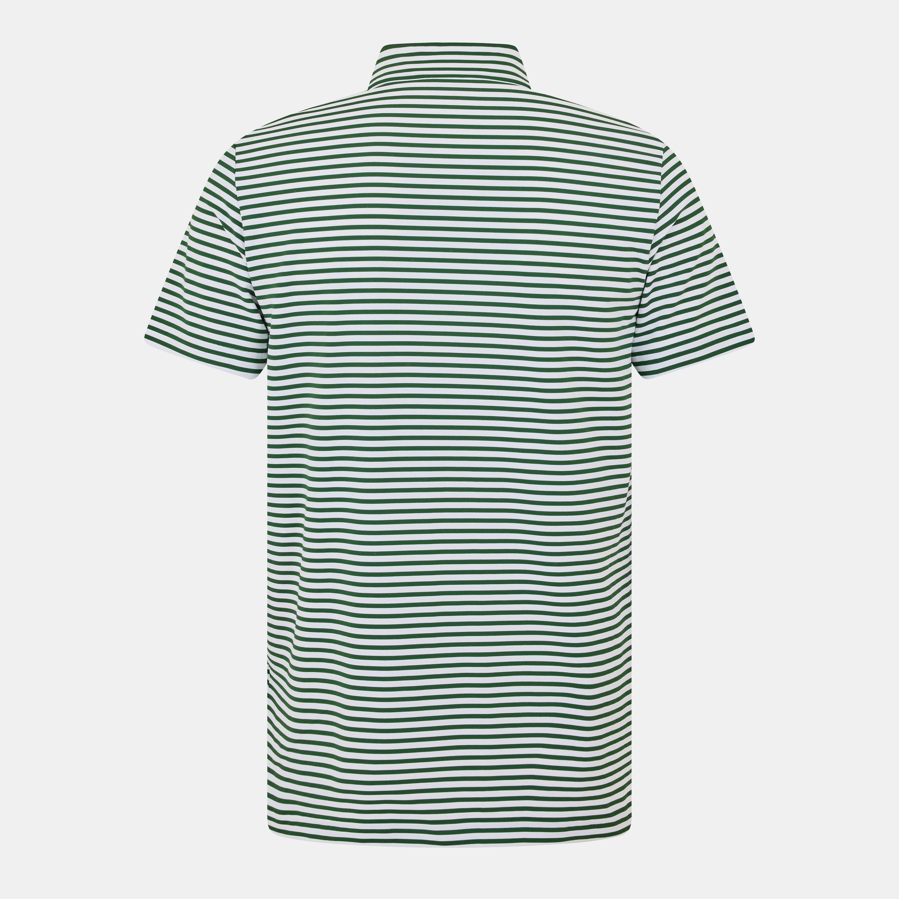 Green/White - Lacoste - Men's Short-Sleeve Performance Polo Shirt - 2