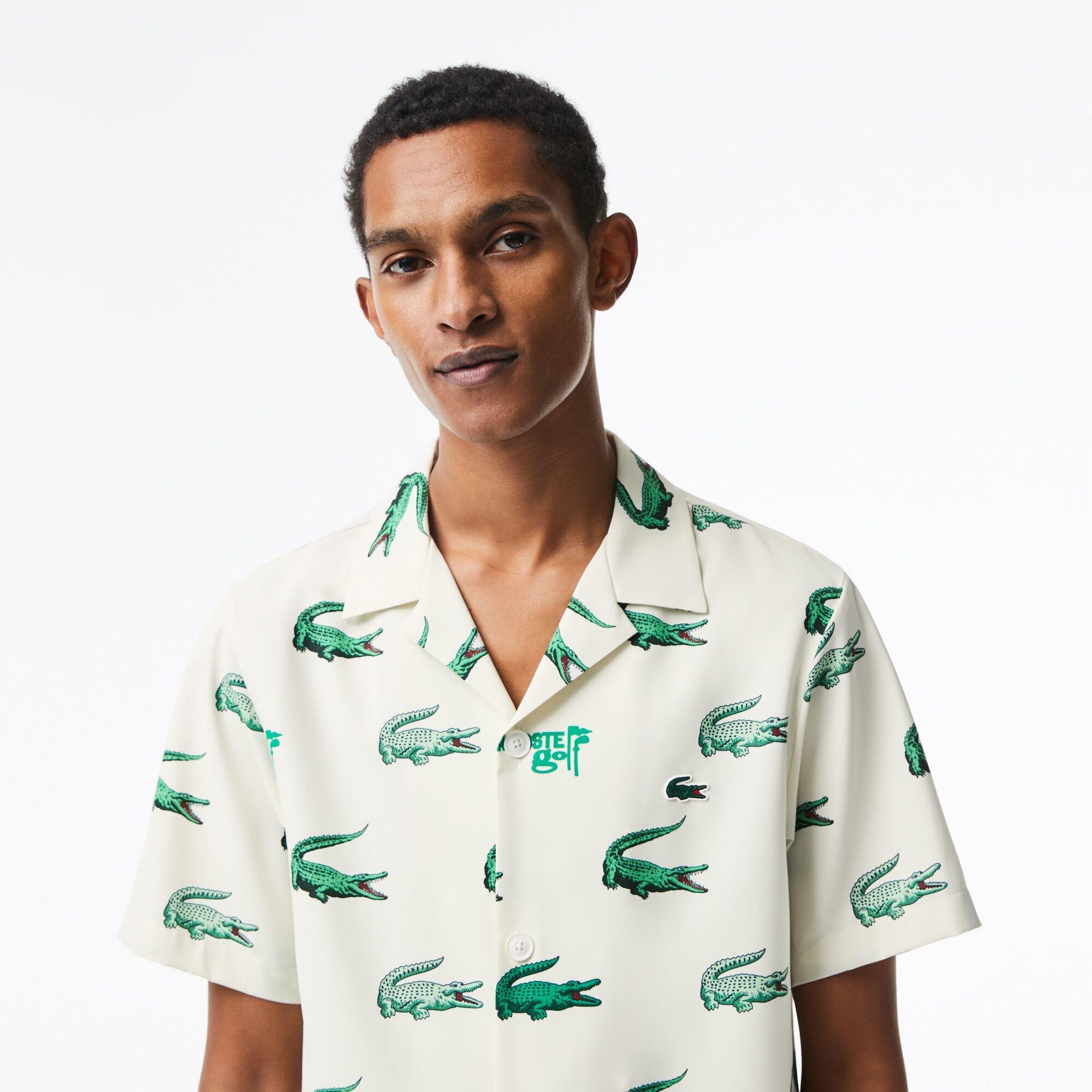 Flour - Lacoste - Men's All Over Print Short-Sleeve Performance Polo Shirt - 2
