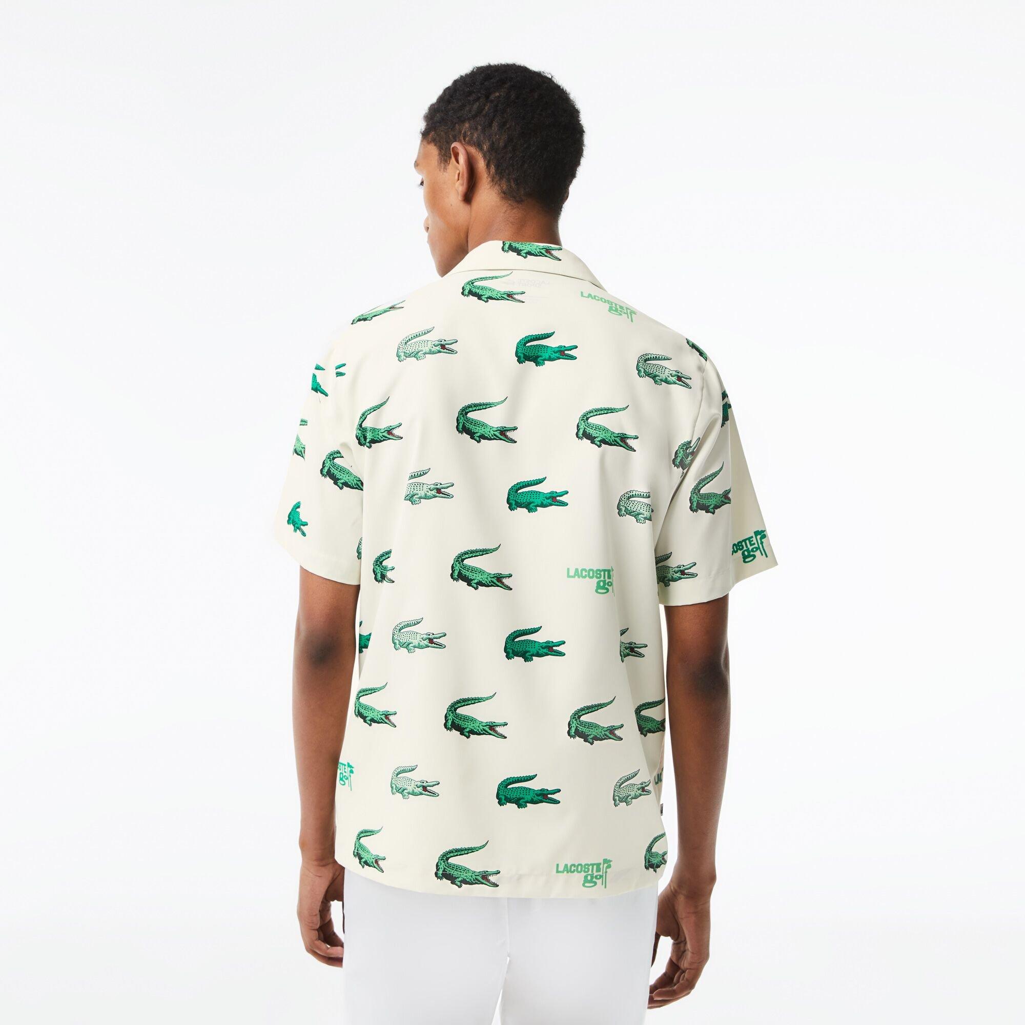 Flour - Lacoste - Men's All Over Print Short-Sleeve Performance Polo Shirt - 3