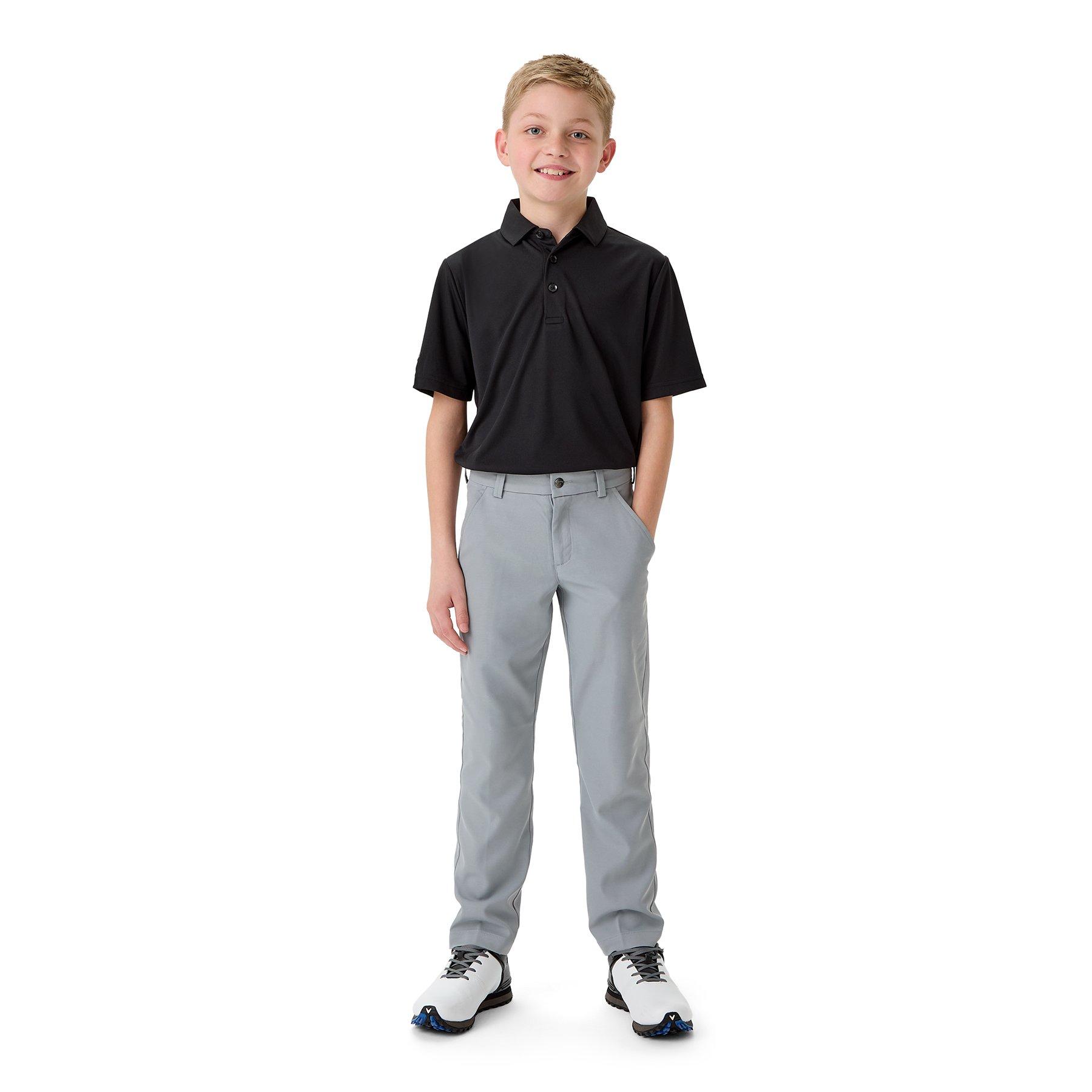Callaway Boys Kids' Solid Pro Spin Golf Trousers - Sleet - 7-8 (S)