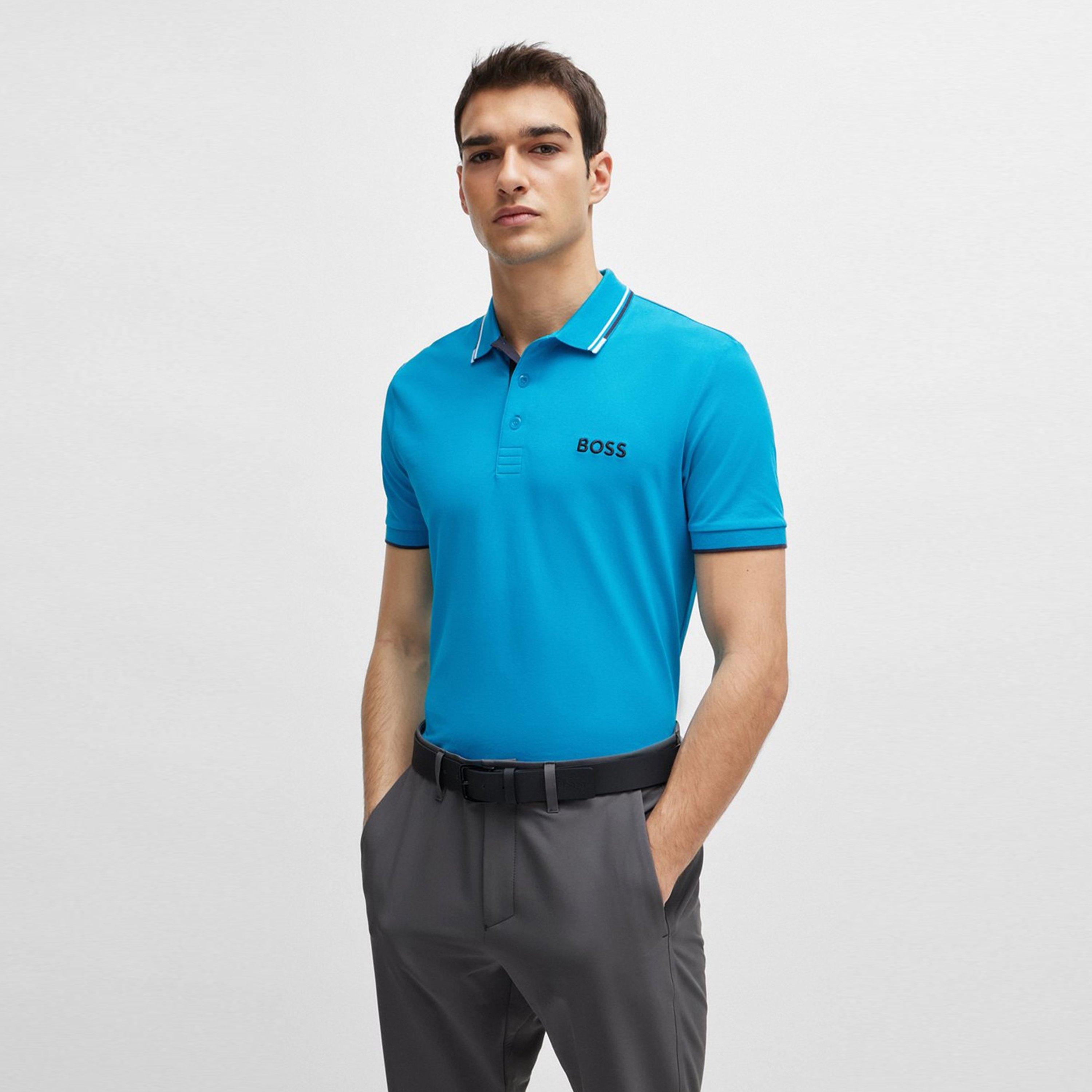 Boss Paddy Pro Polo Shirt Polos de performance a manches courtes Sports Direct
