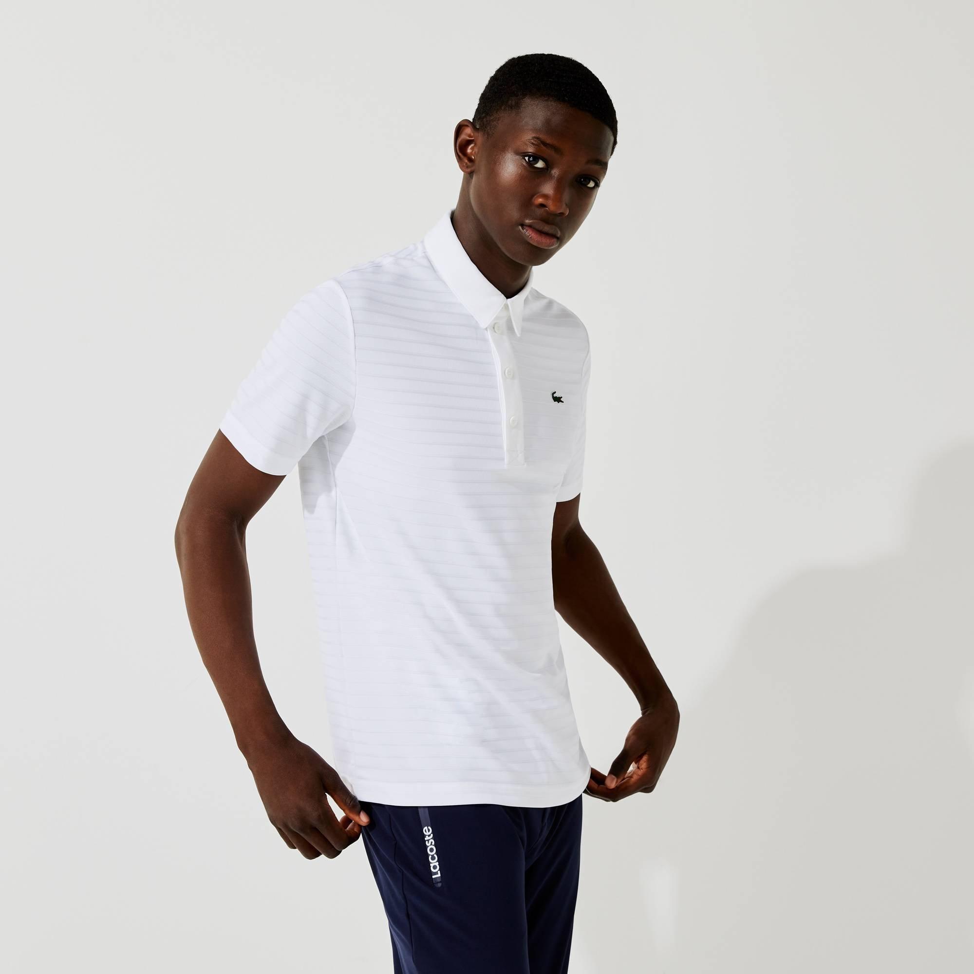Lacoste sport stripe polo discount