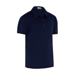 Callaway Maison Margiela drawstring cotton polo shirt Blau