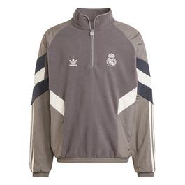 adidas adidas Real Madrid Originals Polar Fleece Sweatshirt Adults