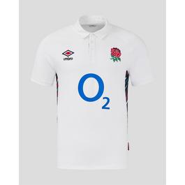 Umbro England Rugby Collar Home Shirt 2024 Adults