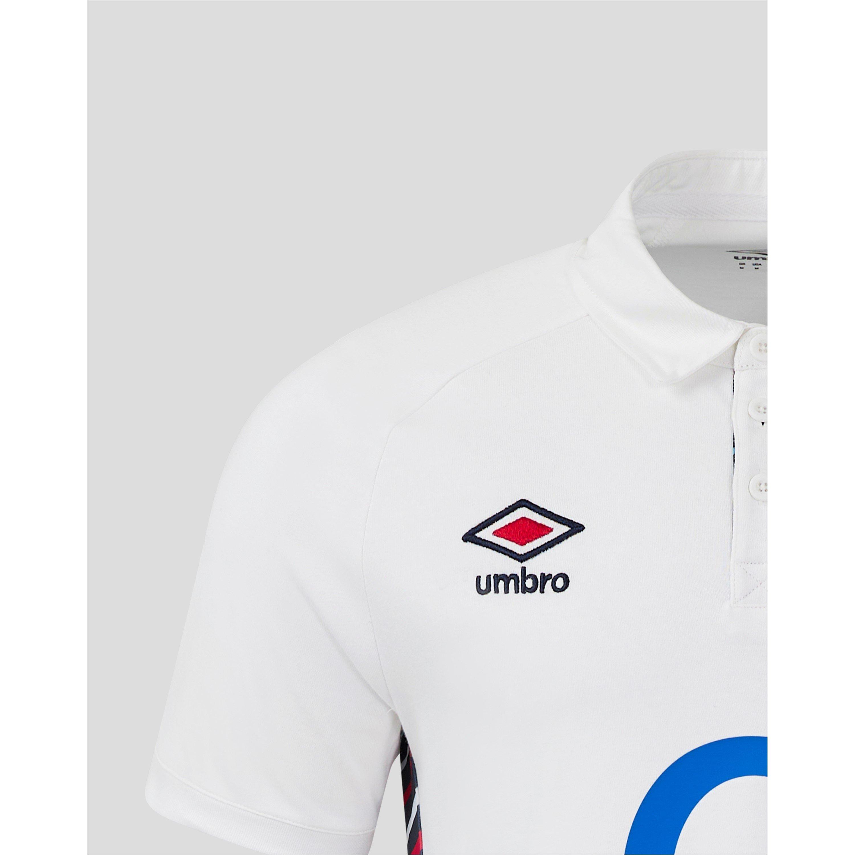 Weiß - Umbro - England Rugby Collar Home Shirt 2024 Adults - 3