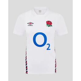 Umbro England Rugby Red Roses Home Shirt 2024 Juniors