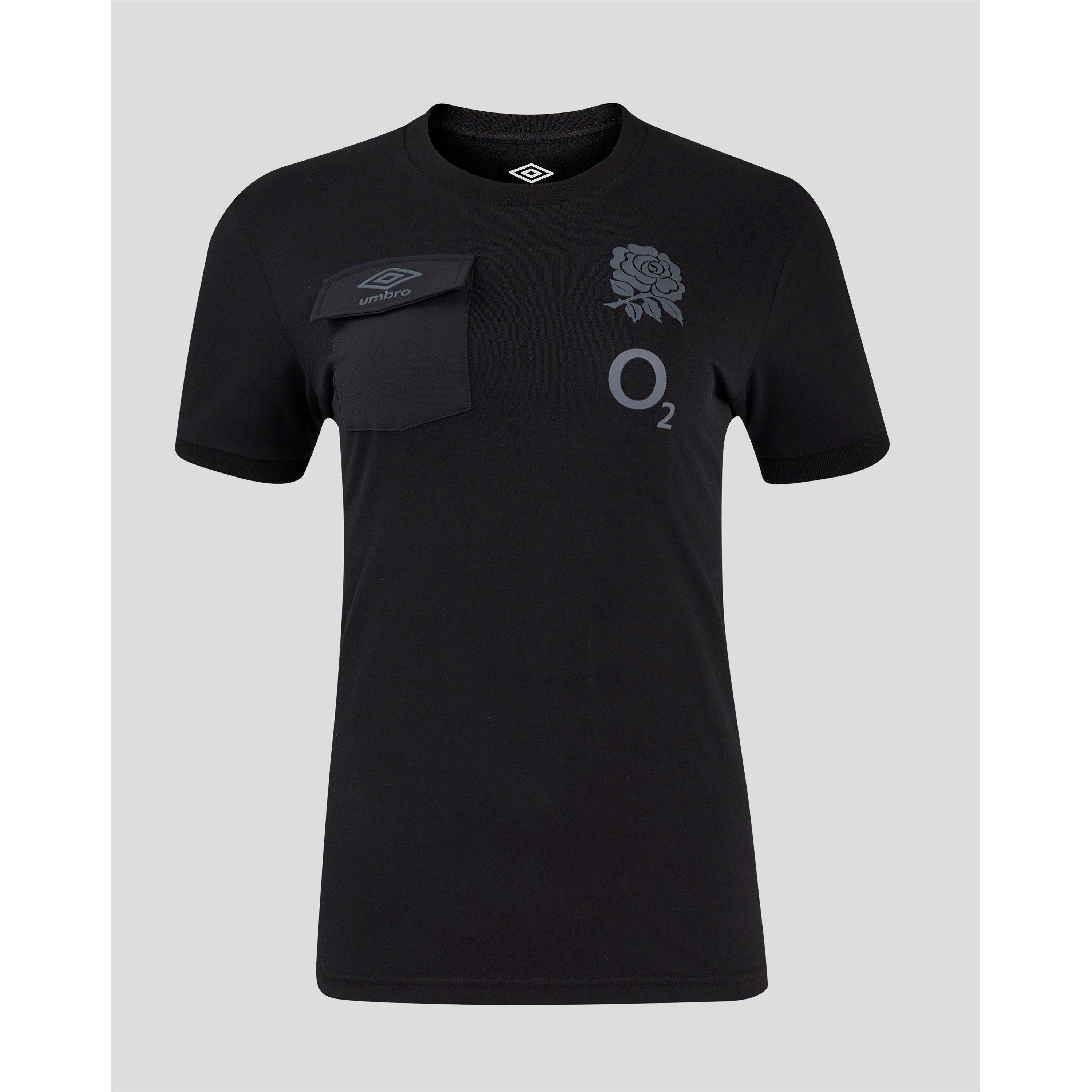 Black - Umbro - England Rugby Presentation T-Shirt 2024 Juniors - 1