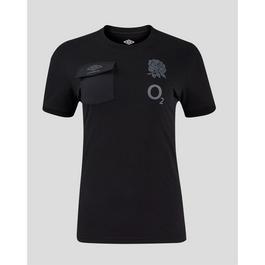 Umbro England Rugby Presentation T Shirt Juniors